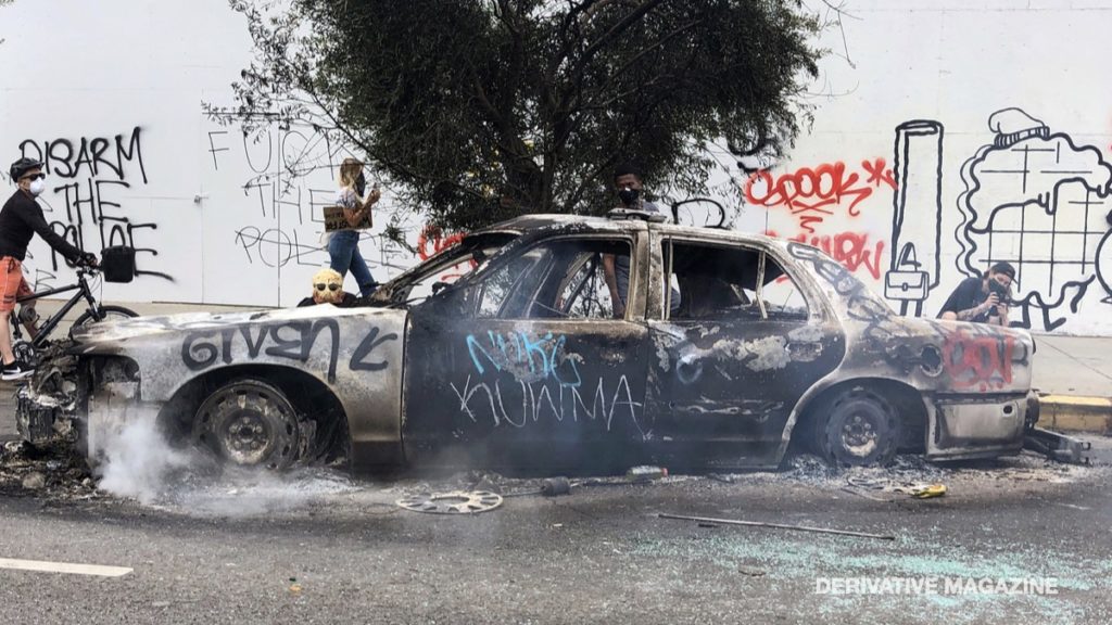 los angeles protestors riot riots